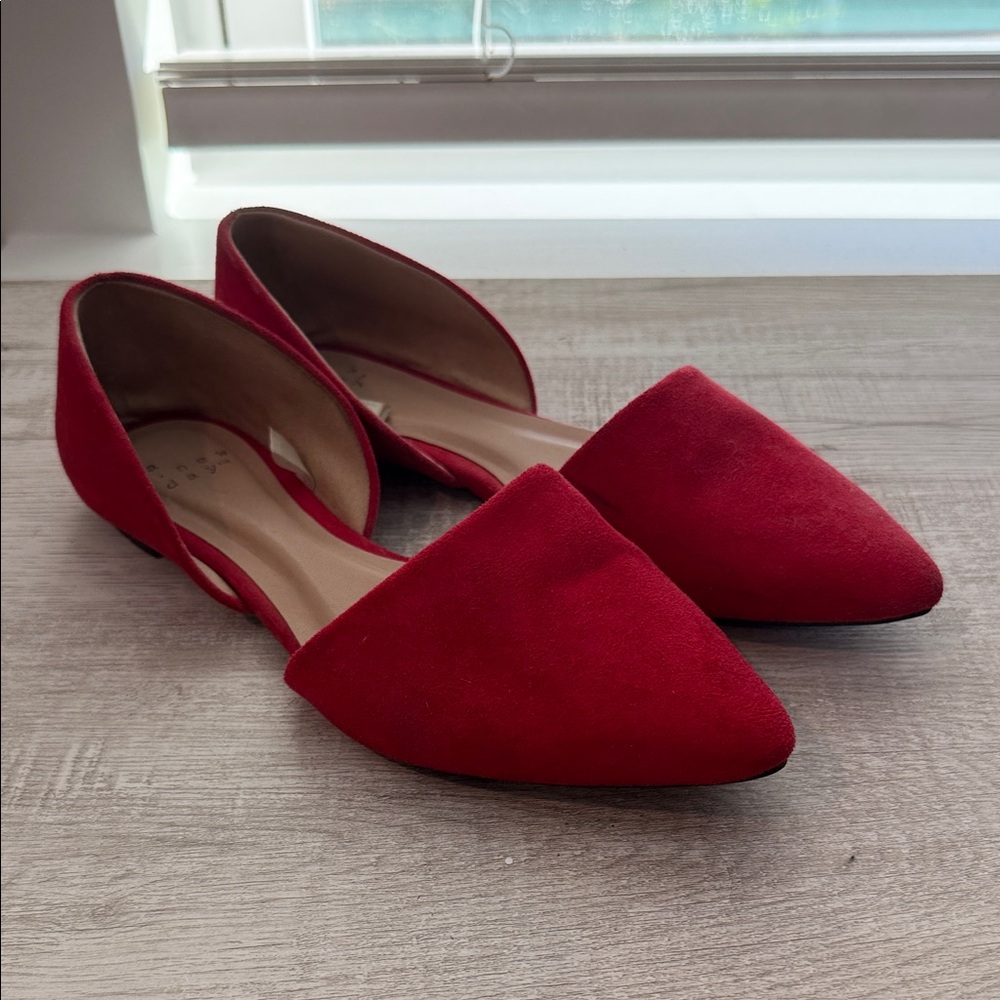 a new day Red Women's Flats